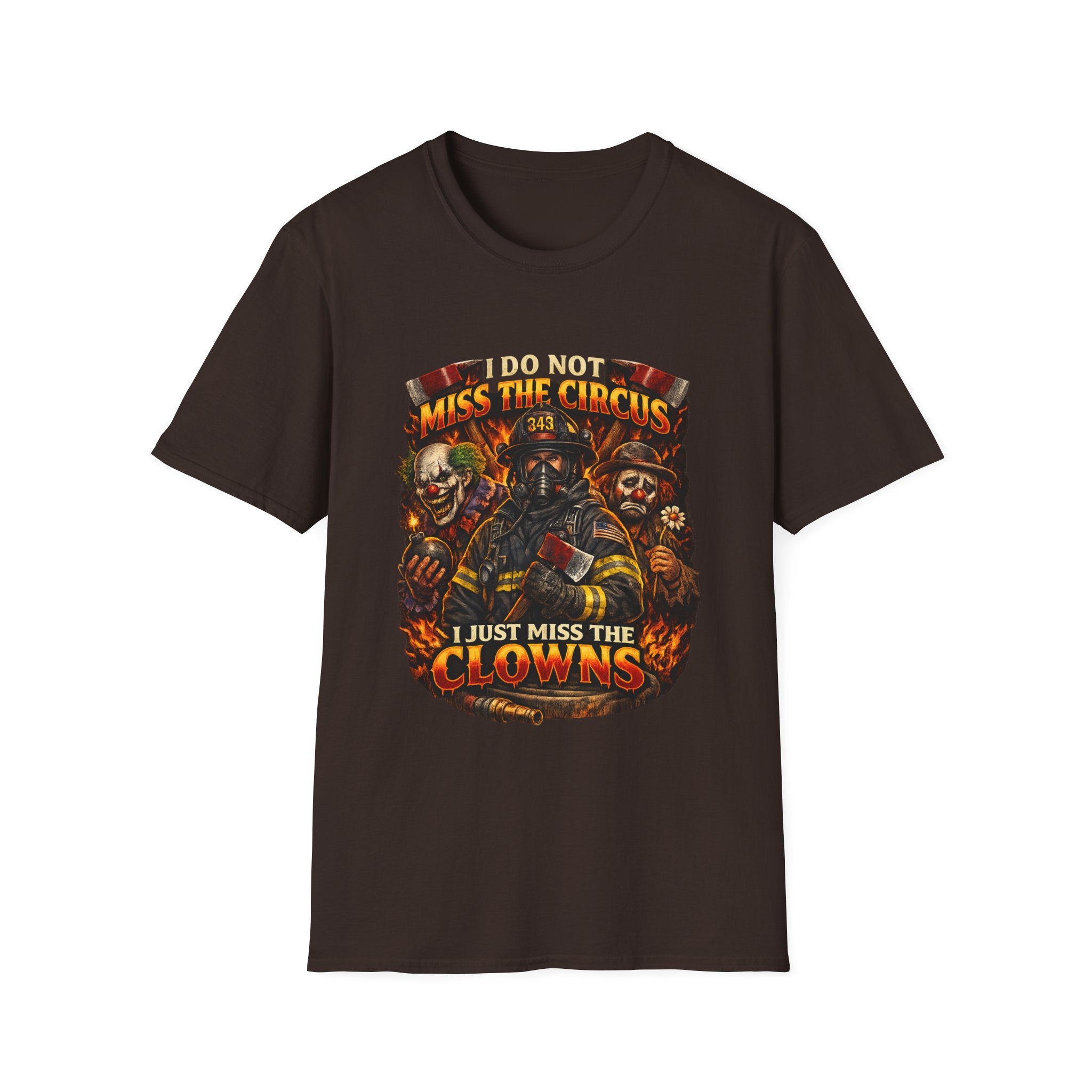 T-Shirt — "I Do Not Miss the Circus, I Just Miss the Clowns" Halloween Scary Clown Graphic Tee