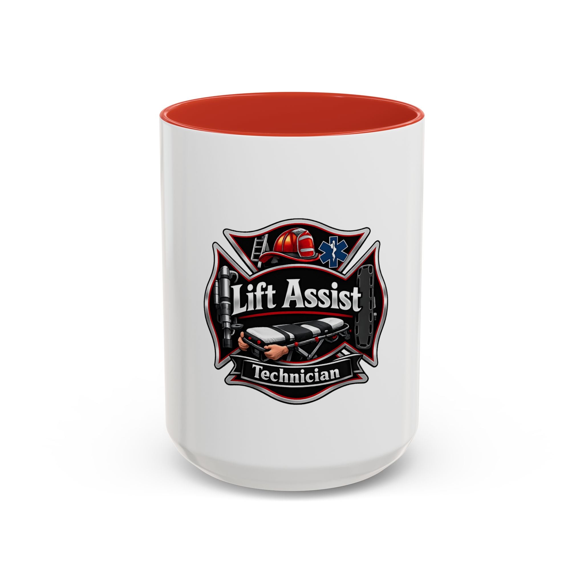 Lift Assist Technician Coffee Mug — Emergency Rescue EMT Firefighter Tribute (11/15 oz)