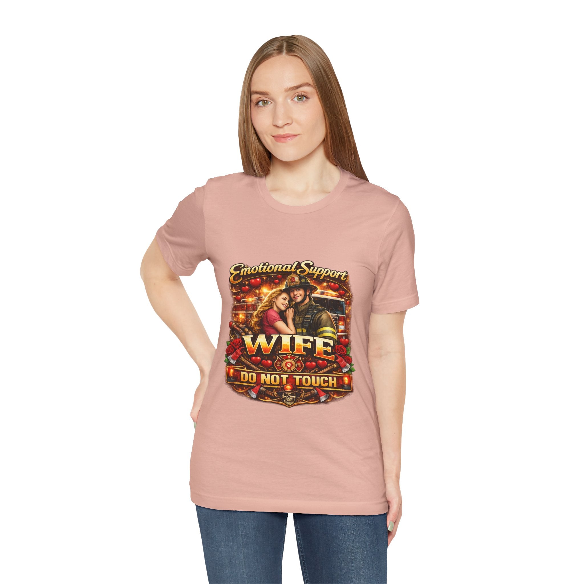 Emotional Support Wife T-Shirt – "Do Not Touch" Graphic Tee