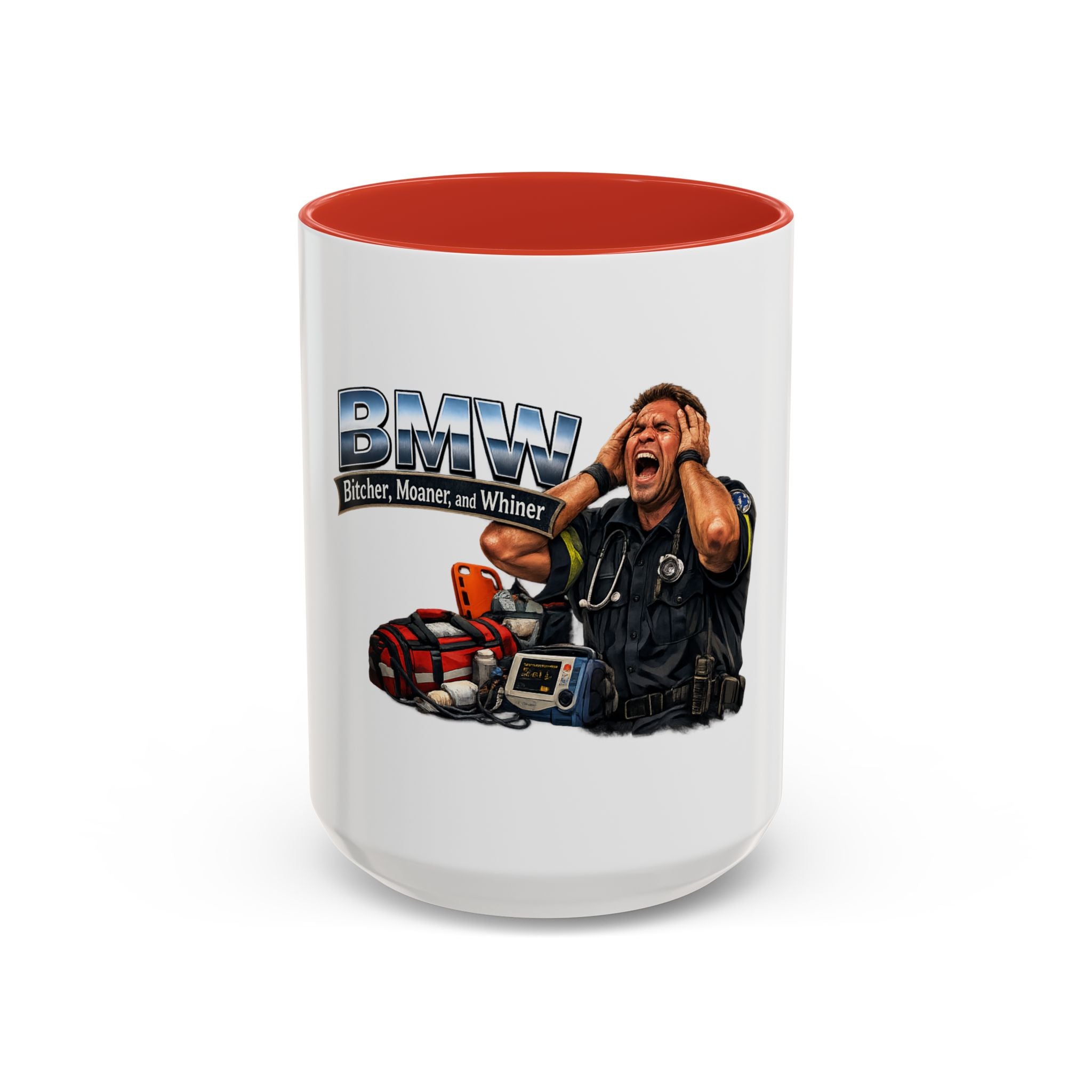 Paramedic Coffee Mug — "Bitter, Manner, and Whiner" EMS Rescue Mug (11/15oz)