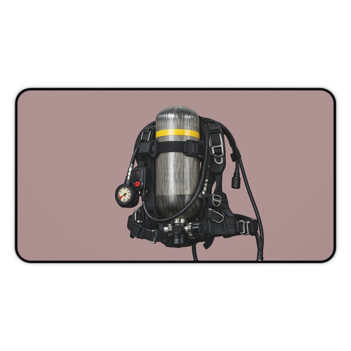 Diving Rebreather Desk Mat — Scuba Gear Mouse Pad for Divers & Marine Enthusiasts