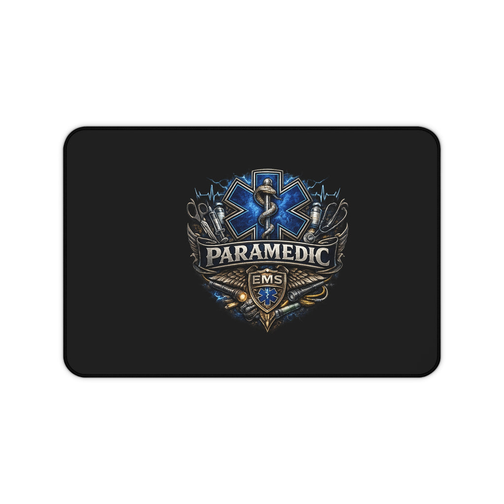 Paramedic EMS Desk Mat – Medical Star of Life Gaming/Office Mouse Pad
