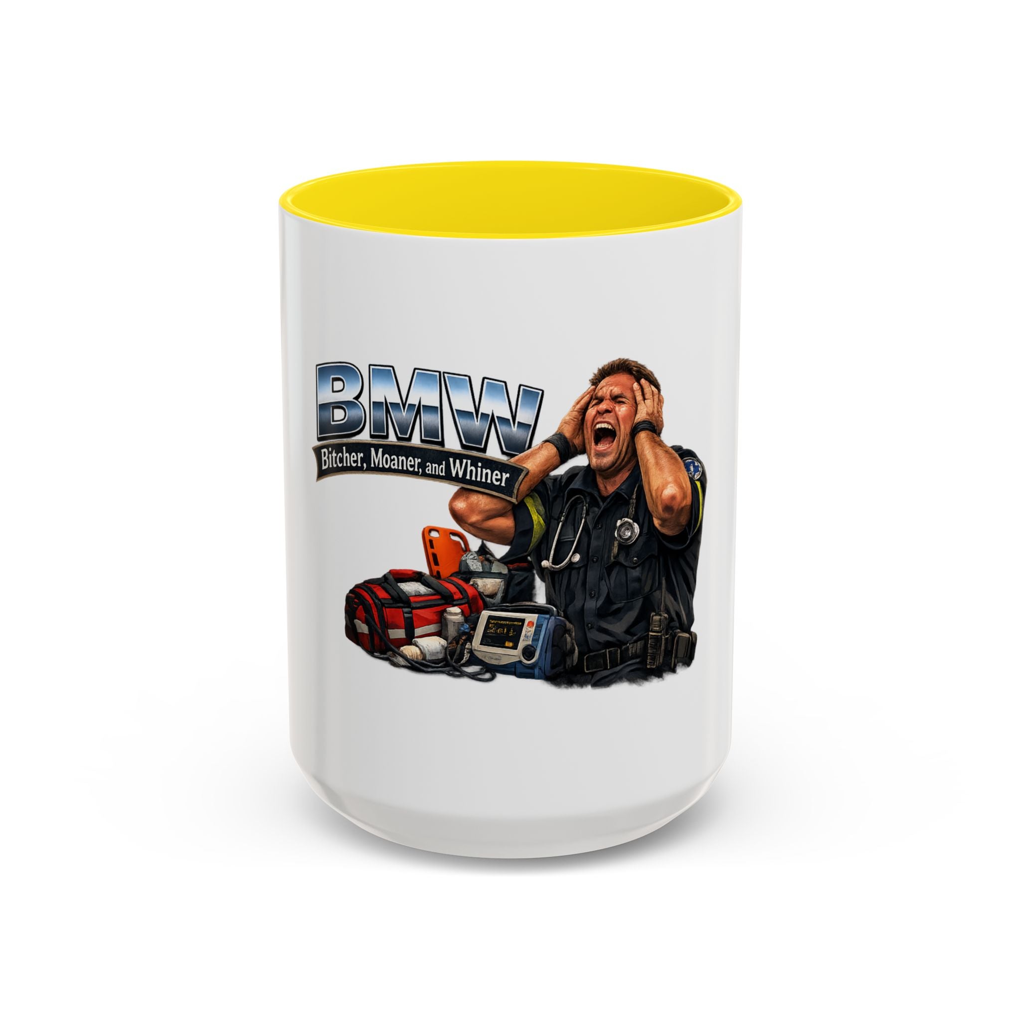 Paramedic Coffee Mug — "Bitter, Manner, and Whiner" EMS Rescue Mug (11/15oz)