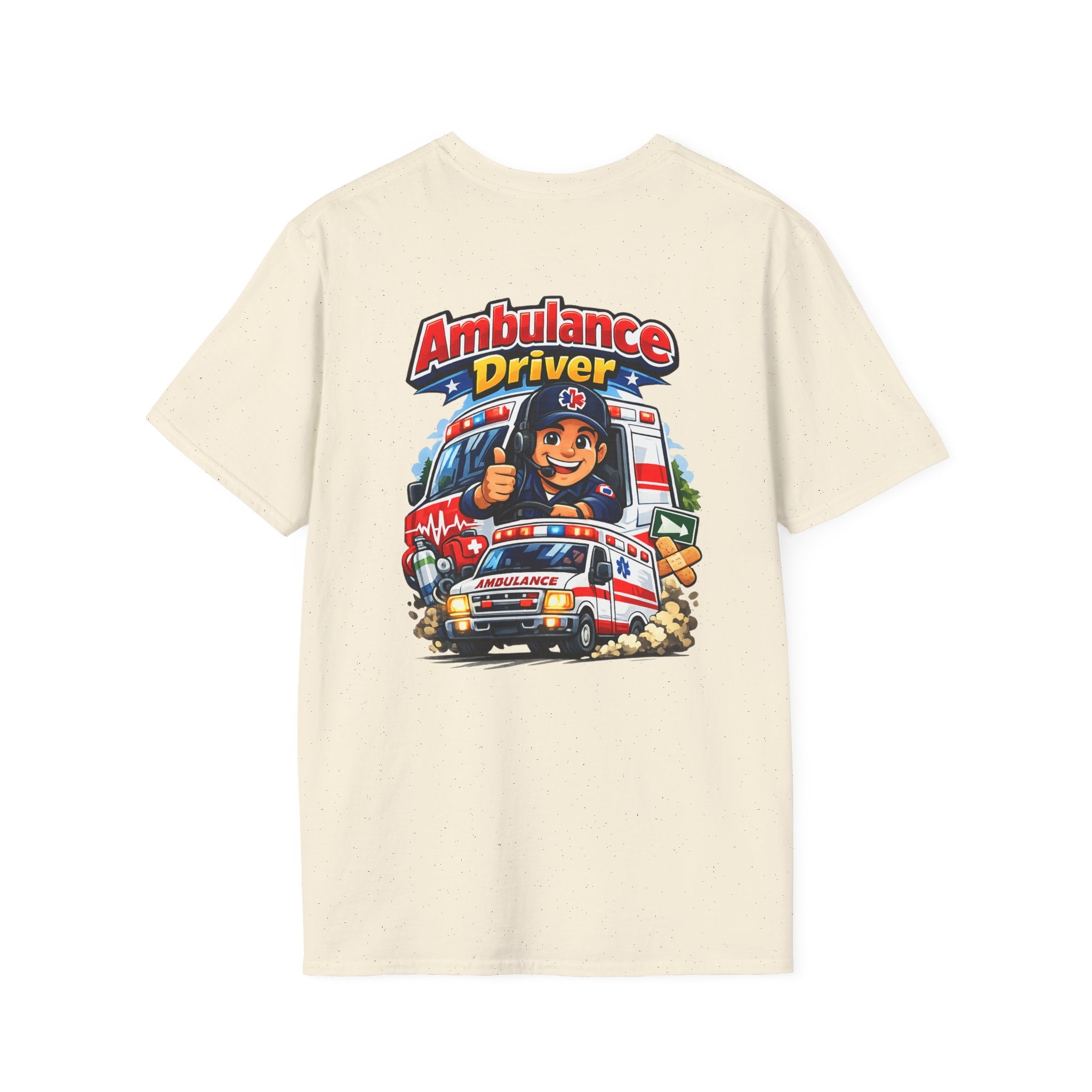 Ambulance Driver T-Shirt – Retro Emergency Vehicle Graphic Tee