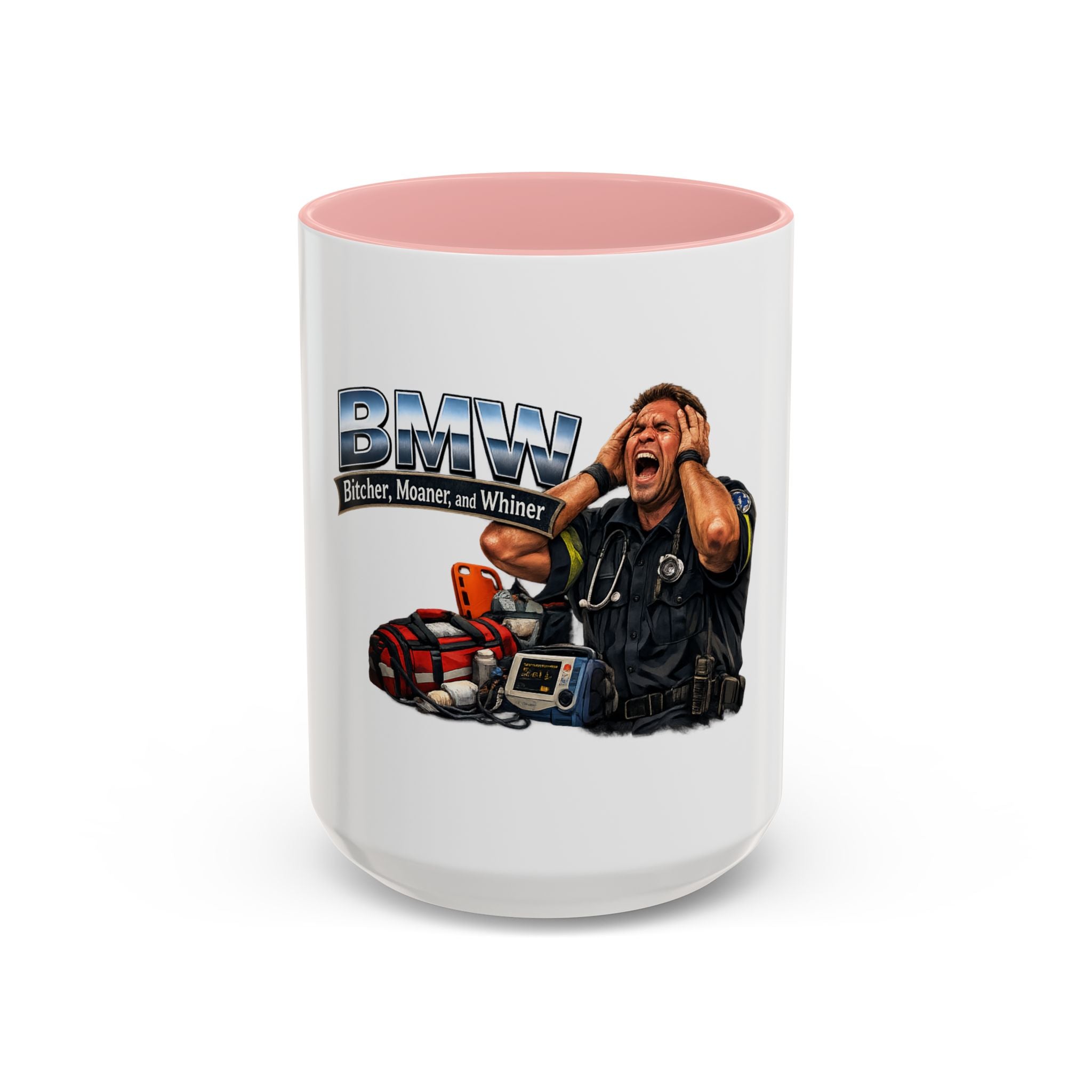 Paramedic Coffee Mug — "Bitter, Manner, and Whiner" EMS Rescue Mug (11/15oz)