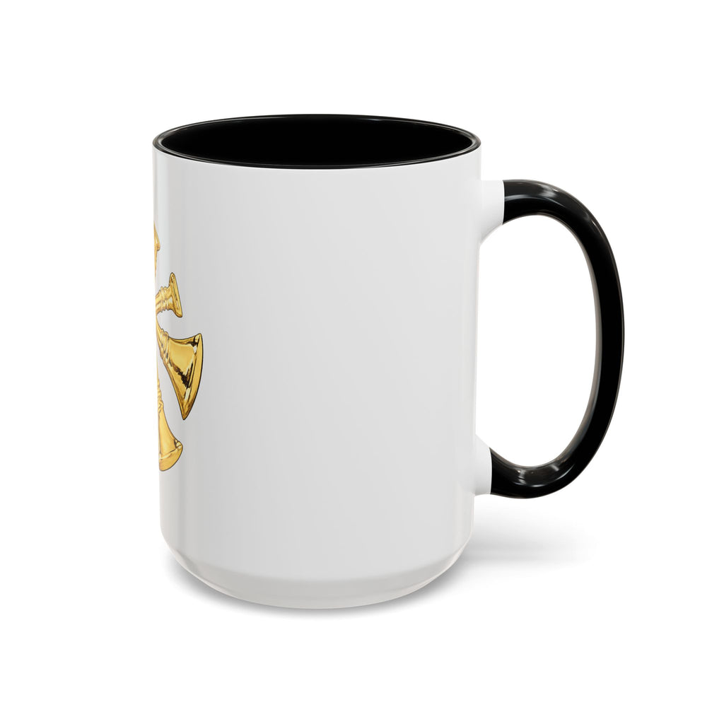 Deputy/Assistant Fire Chief Accent Coffee Mug — Firefighter Rank Insignia (11/15 oz)