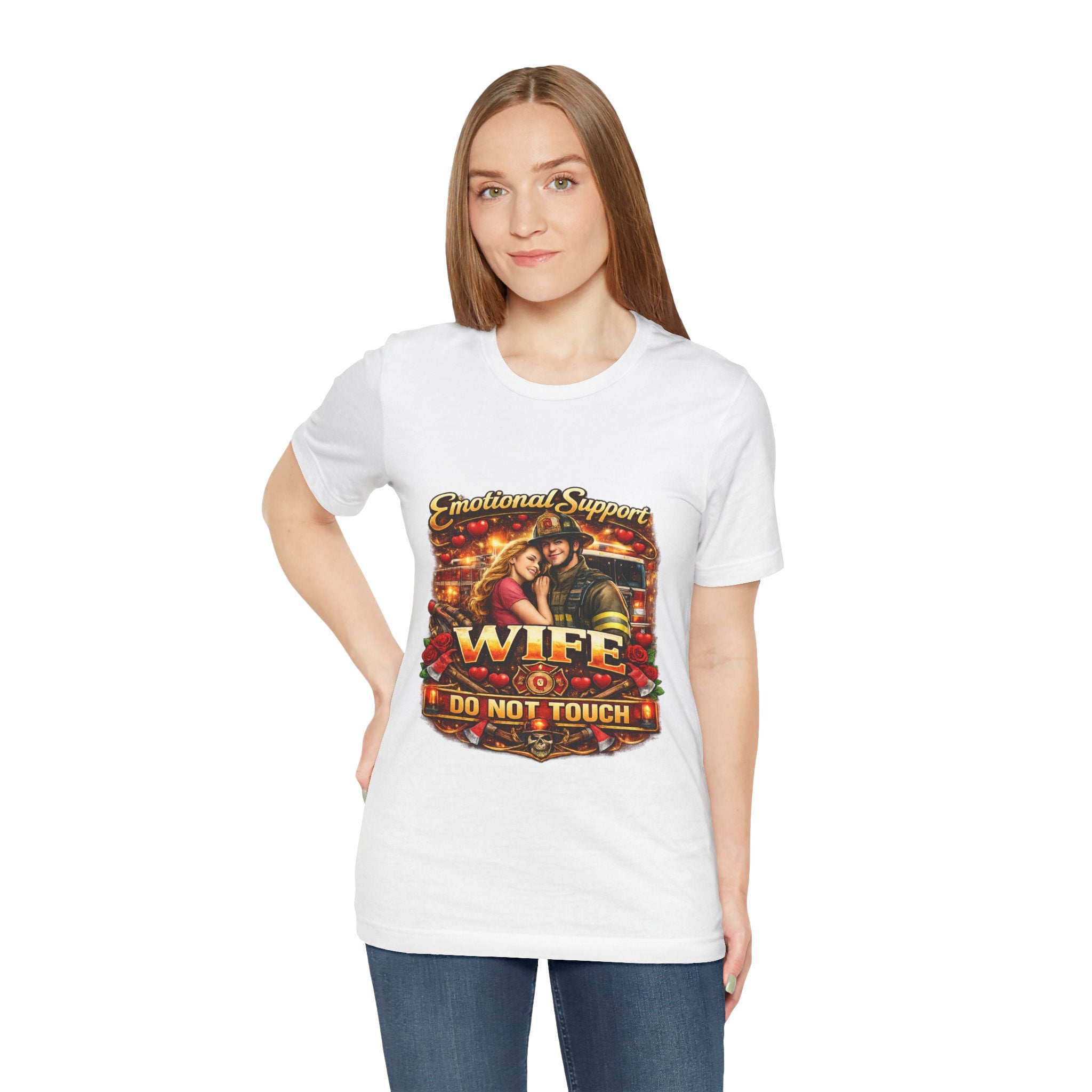 Emotional Support Wife T-Shirt – "Do Not Touch" Graphic Tee