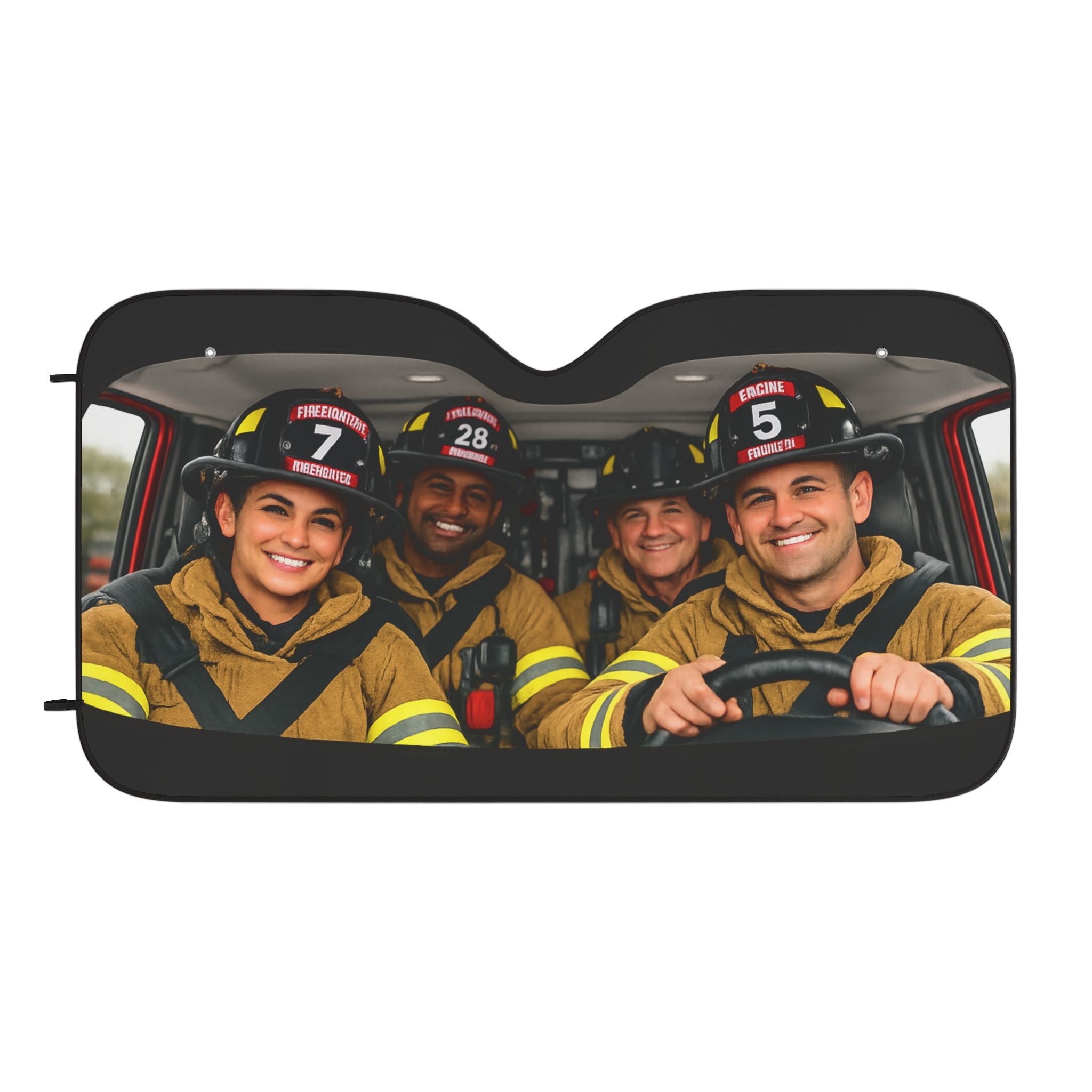 Firefighter  Car Sun Shade - Front Windshield Sunshade