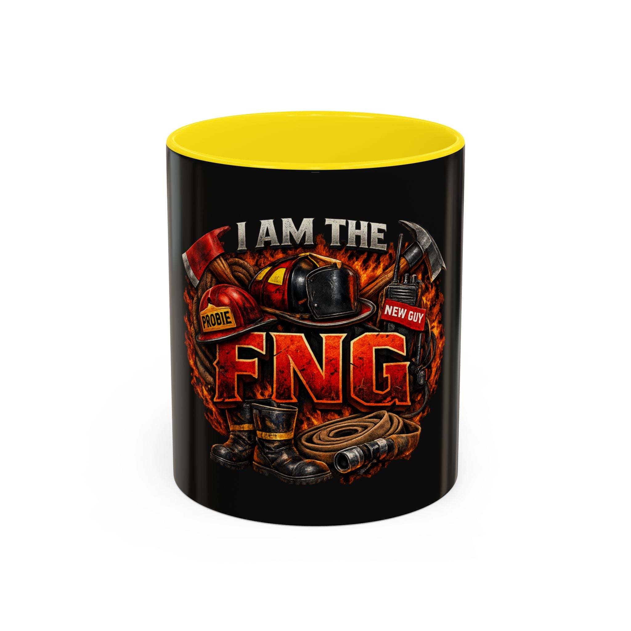 I Am The FNG Coffee Mug — Firefighter New Guy 11/15oz Accent Mug