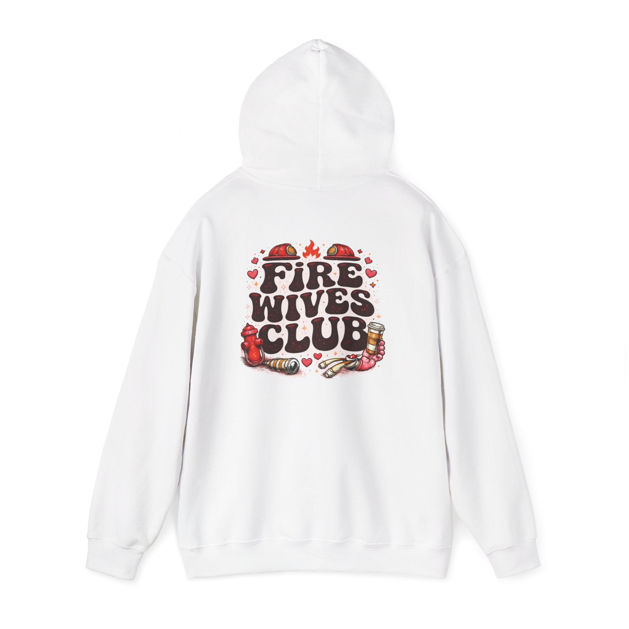 Hoodie — "Fire Wives Club" Graphic Pullover