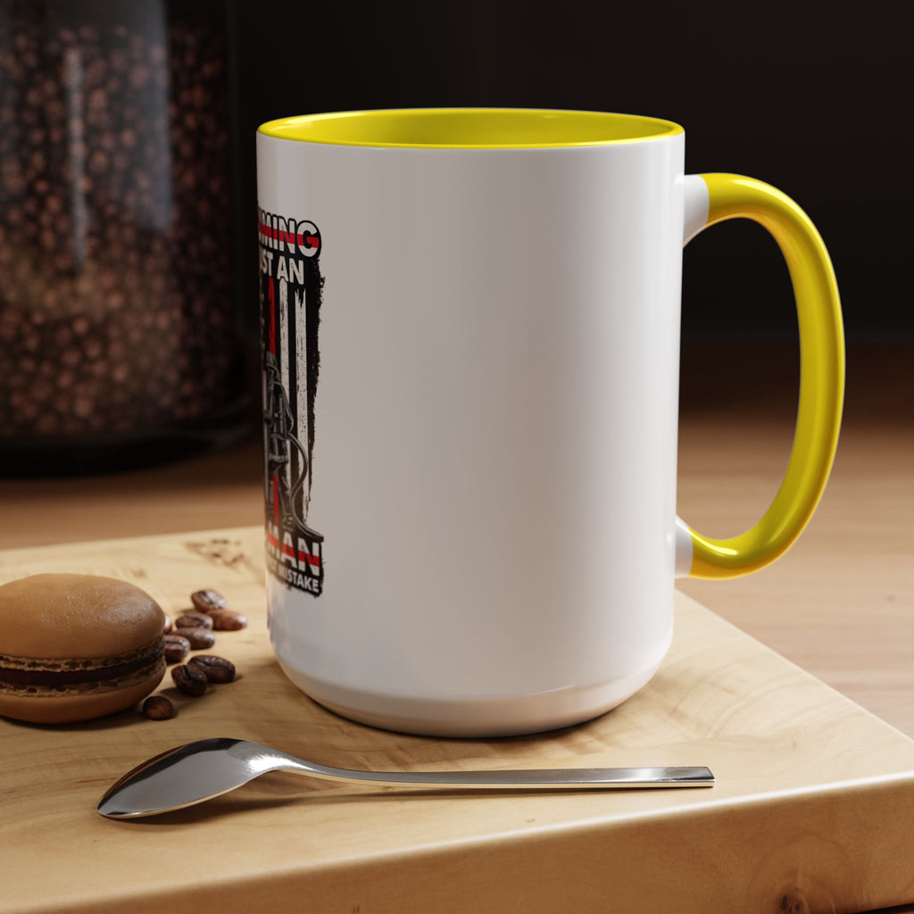 Coffee Mug - "Assuming I'm Just An Old Man" Firefighter Tribute Accent Mug (11/15oz)