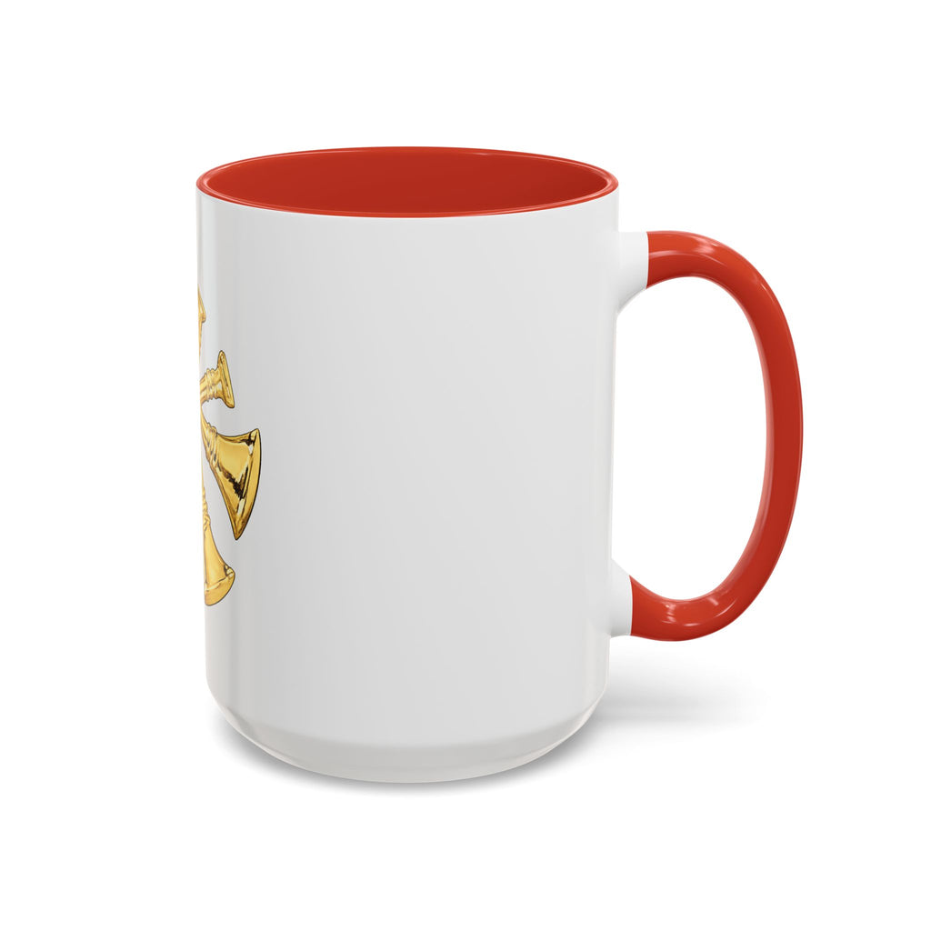 Deputy/Assistant Fire Chief Accent Coffee Mug — Firefighter Rank Insignia (11/15 oz)