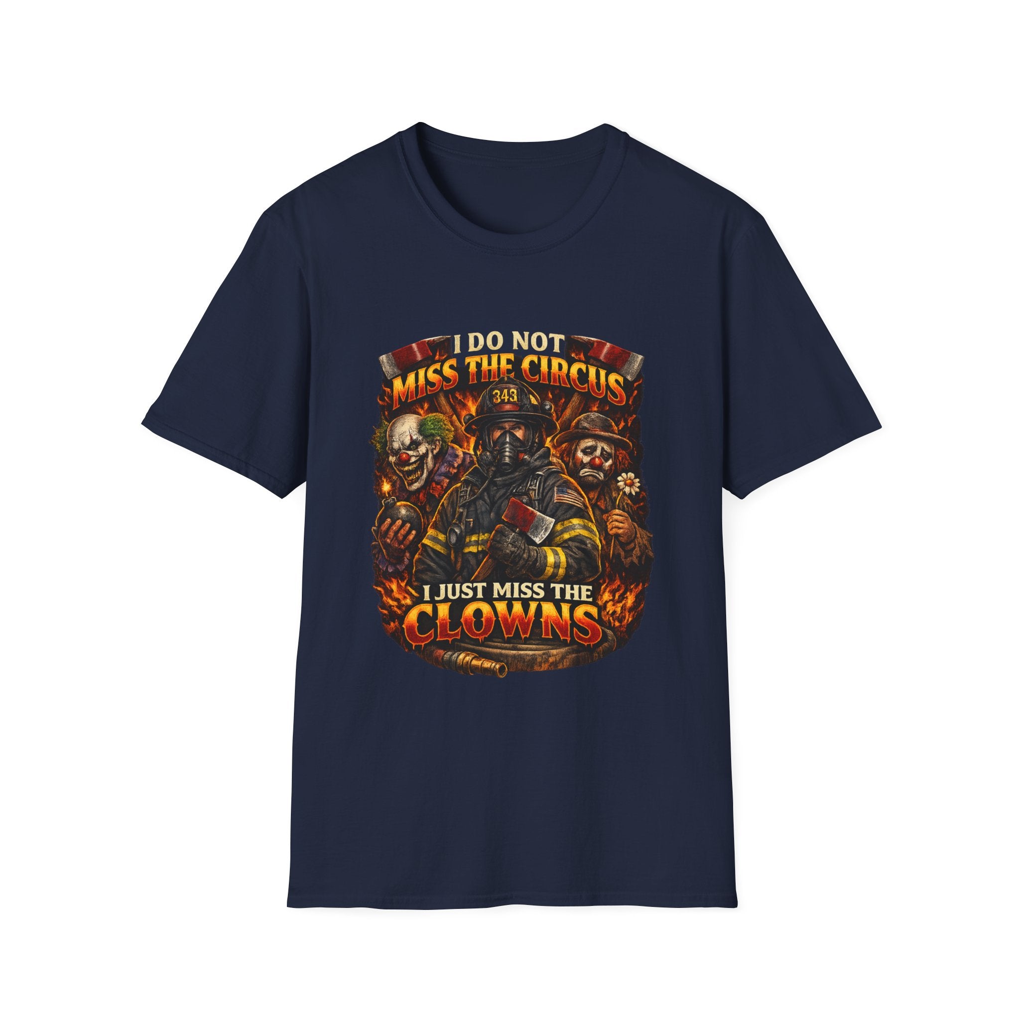 T-Shirt — "I Do Not Miss the Circus, I Just Miss the Clowns" Halloween Scary Clown Graphic Tee