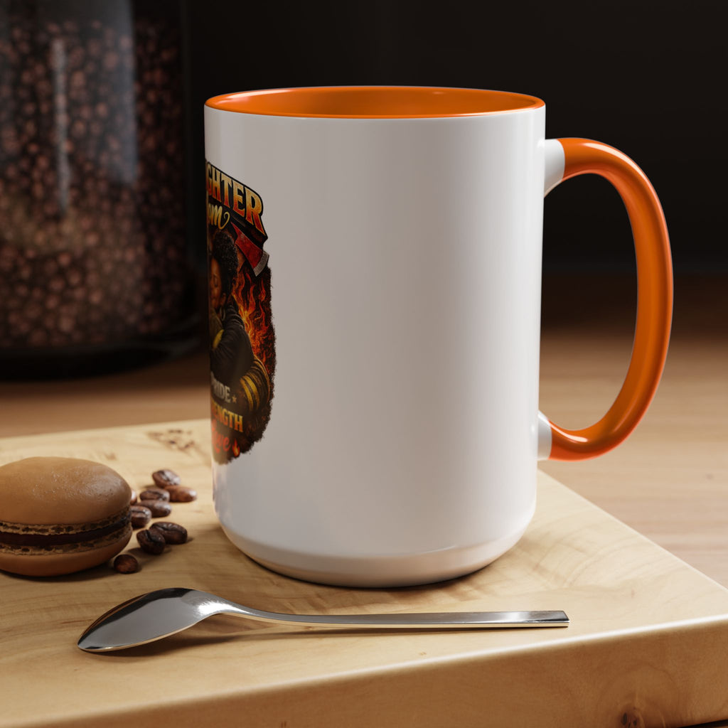 Firefighter Mom Coffee Mug — "Part Pride, Part Strength, All Love" (11/15oz)