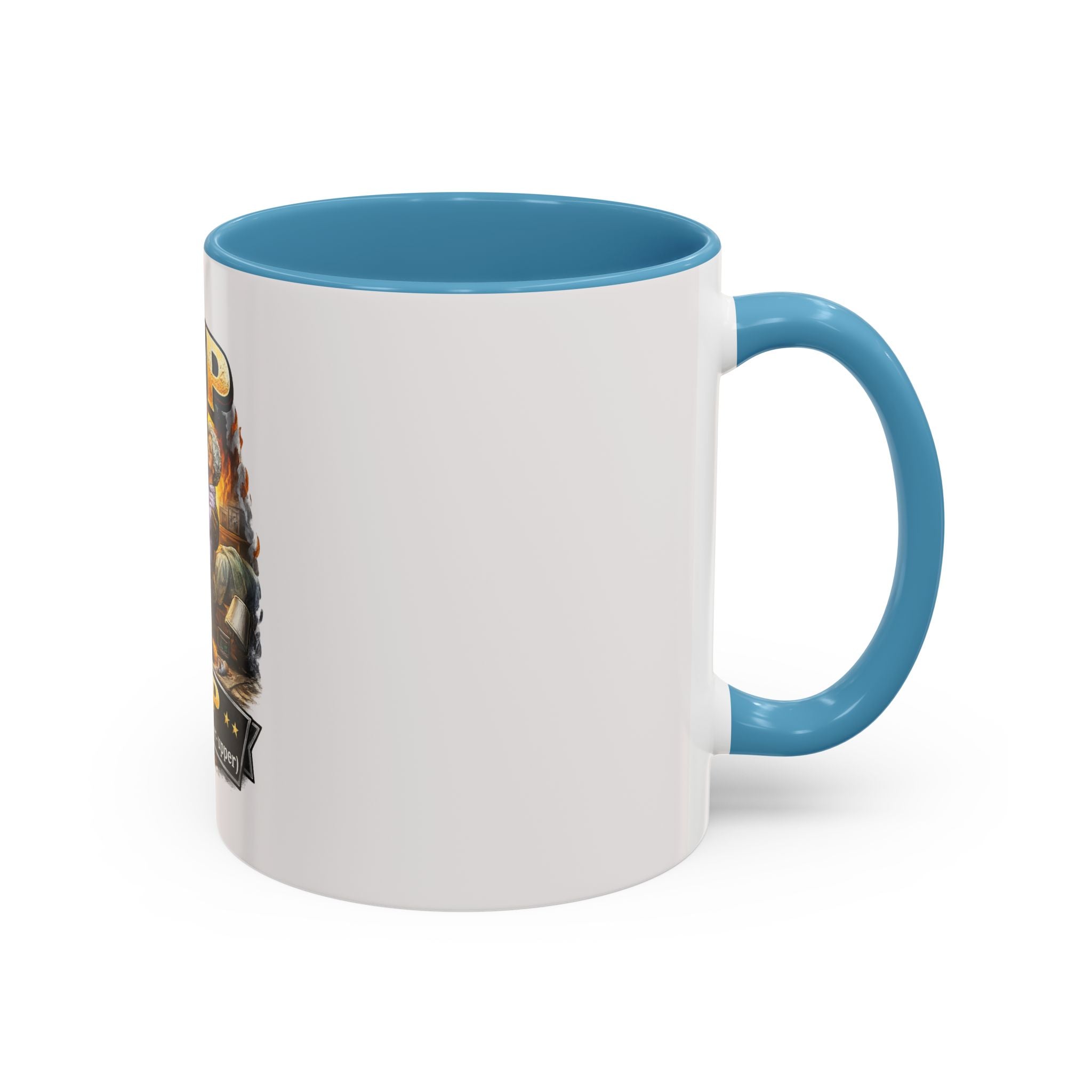 Firefighter Coffee Cup "MVP Most Valuable Picker-upper" Accent Coffee Mug (11, 15oz)
