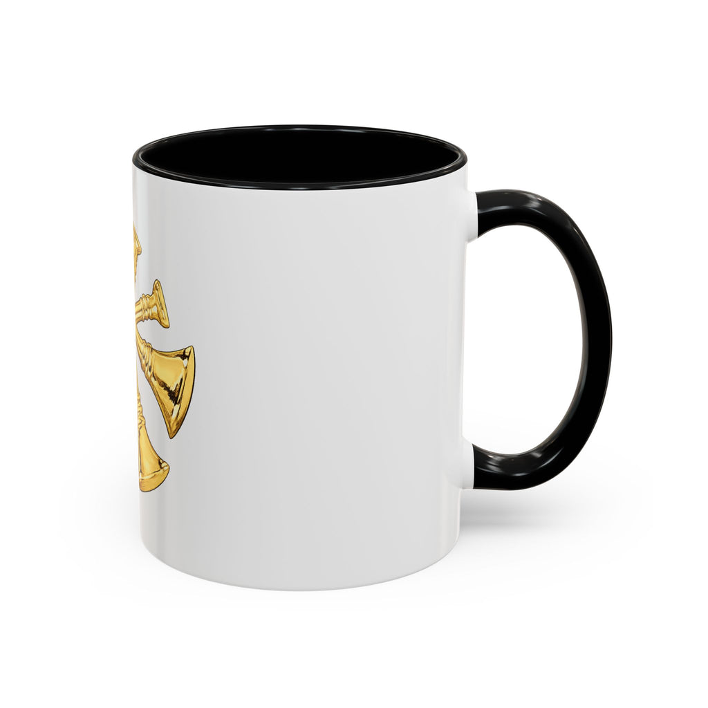 Deputy/Assistant Fire Chief Accent Coffee Mug — Firefighter Rank Insignia (11/15 oz)