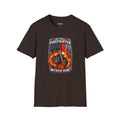 Retired Firefighter Motorcycle T-Shirt — “My New Ride” Biker Tee" Graphic on Front