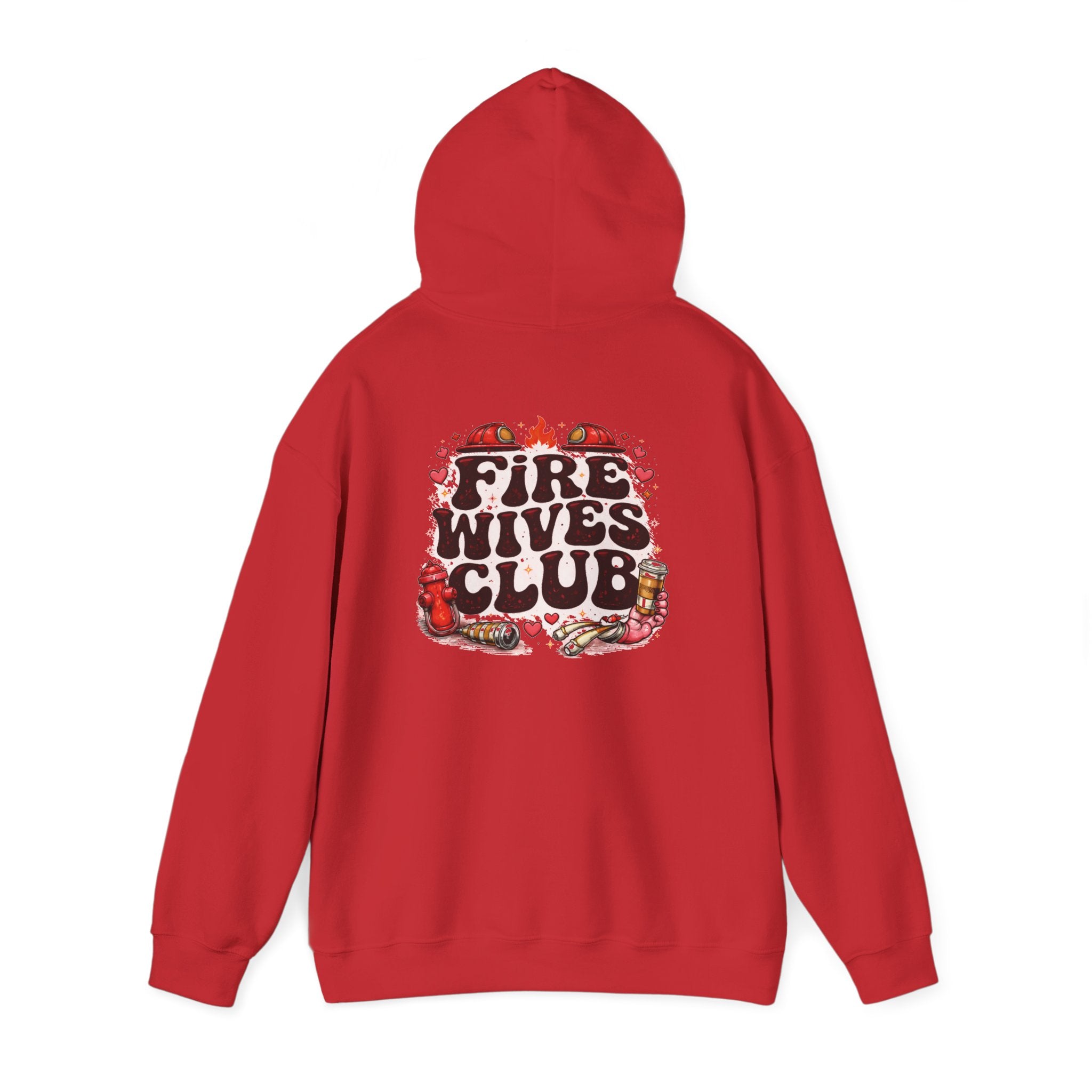 Hoodie — "Fire Wives Club" Graphic Pullover