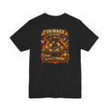 Firefighter Courage T-Shirt — "Courage at Work, Love at Home" Graphic Tee