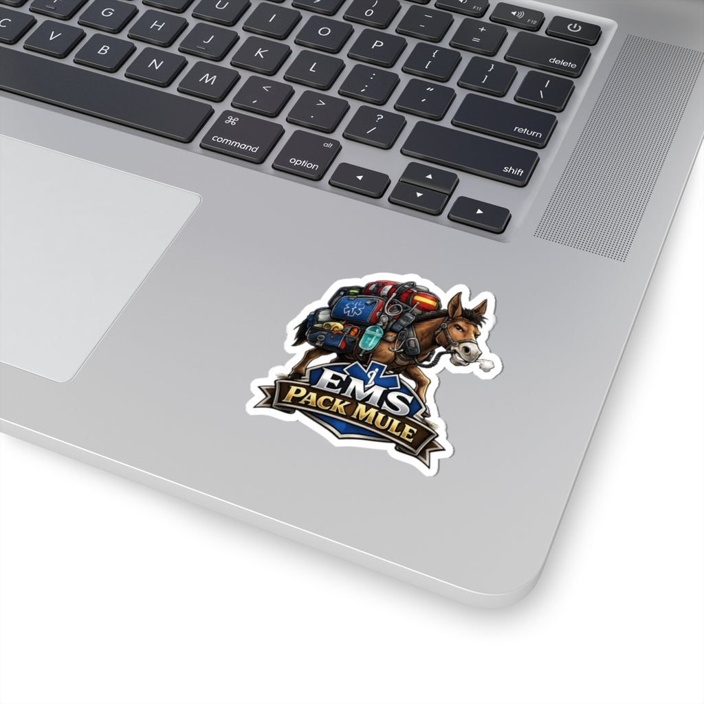 EMS Pack Mule Kiss-Cut Sticker — Paramedic EMS Rescue Decal