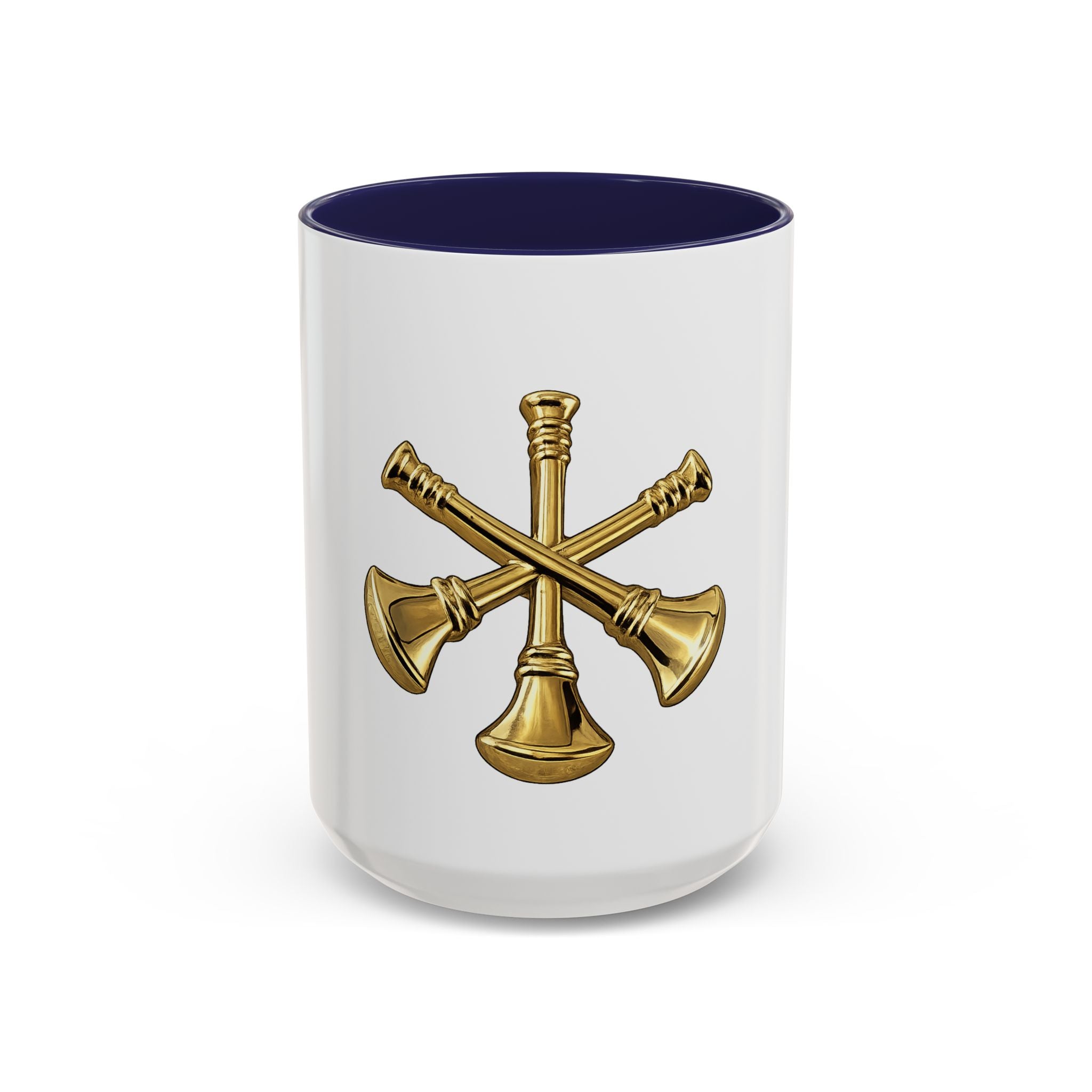 Fire Deputy Chief Accent Coffee Mug — Fire Division Chief Rank Graphic (11/15oz)