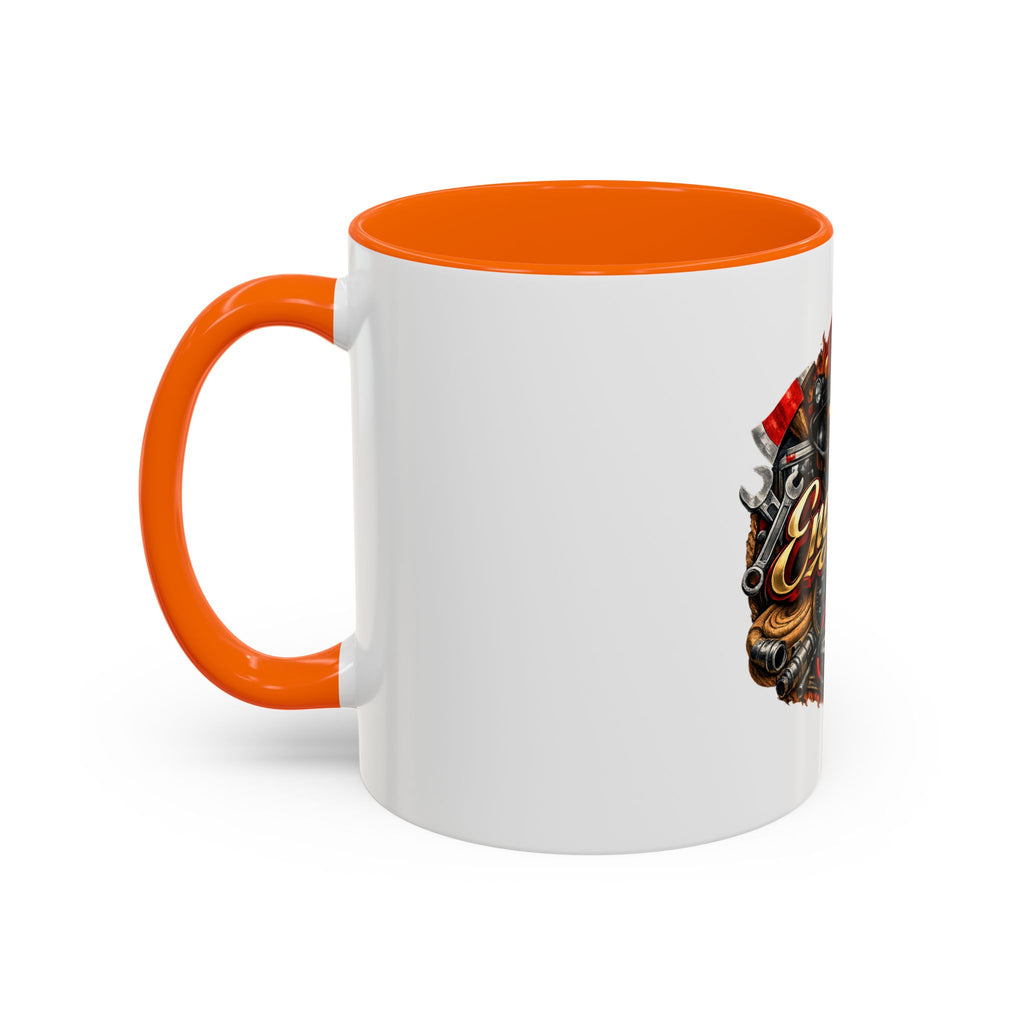 Engineer Coffee Mug — Vintage Mechanic Tools Design (11oz & 15oz Accent)