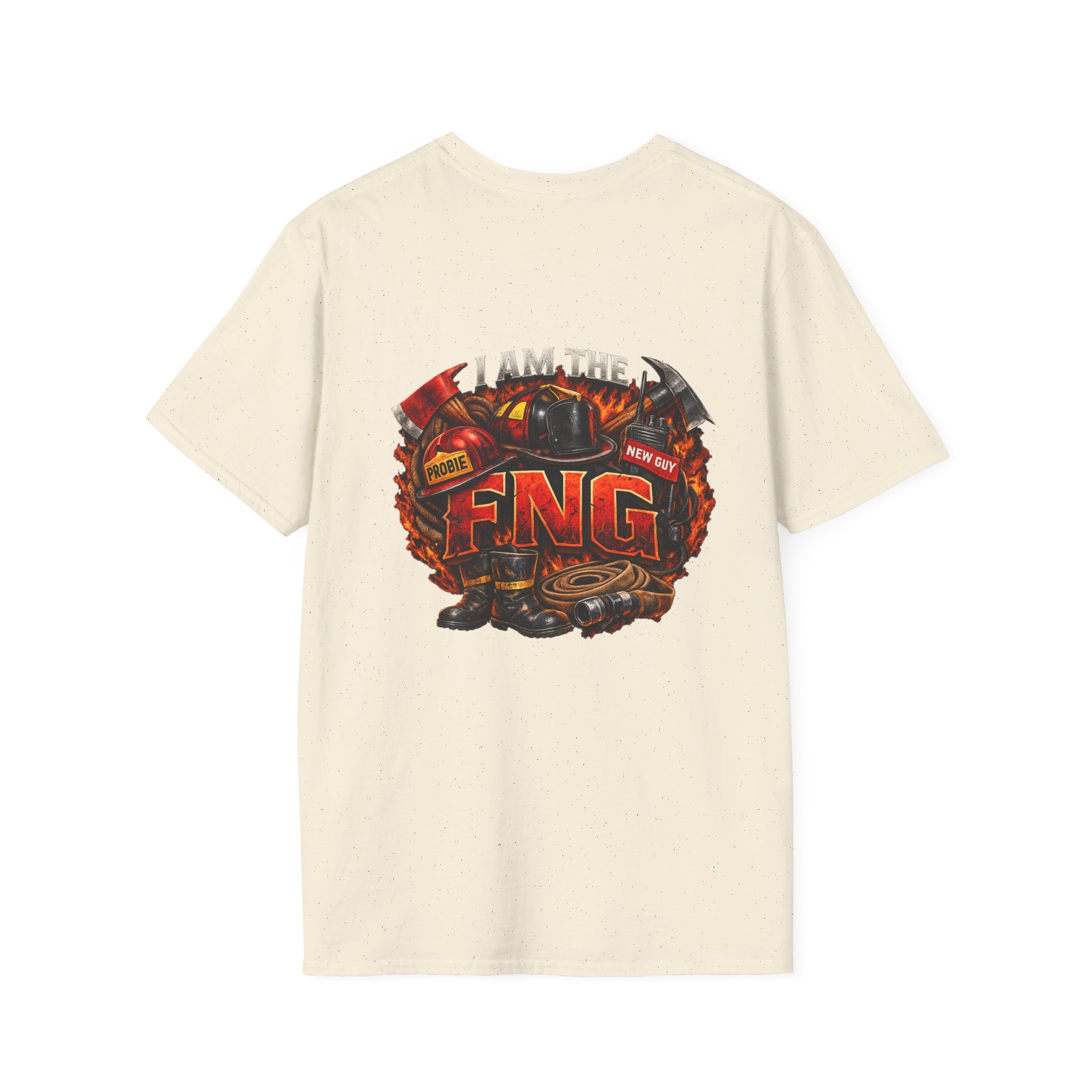 T-Shirt — Vintage Firefighter Graphic (I am the FNG)