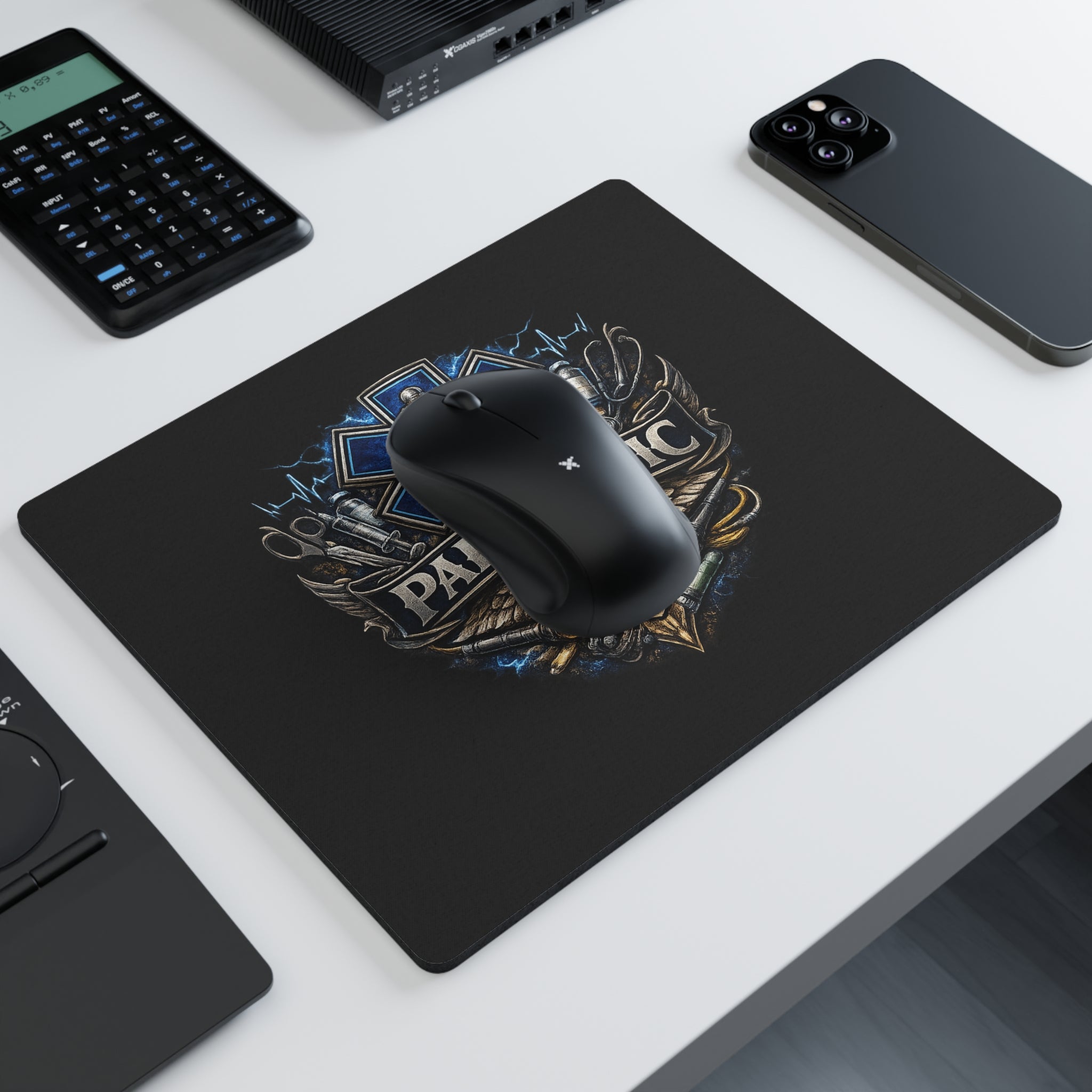 Paramedic EMS Crest Mouse Pad