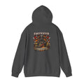 Firefighter Brotherhood Hoodie – Courage Skull Fire Axe Back Print