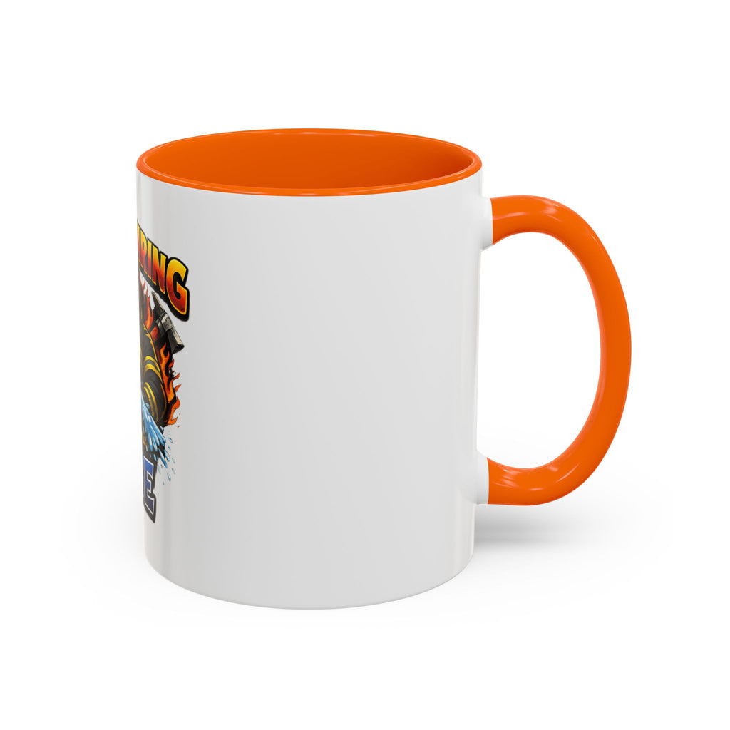 Stop Staring At My Hose Firefighter Coffee Mug