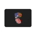 Firefighter American Flag Desk Mat — Thin Blue Line Tribute Mouse Pad