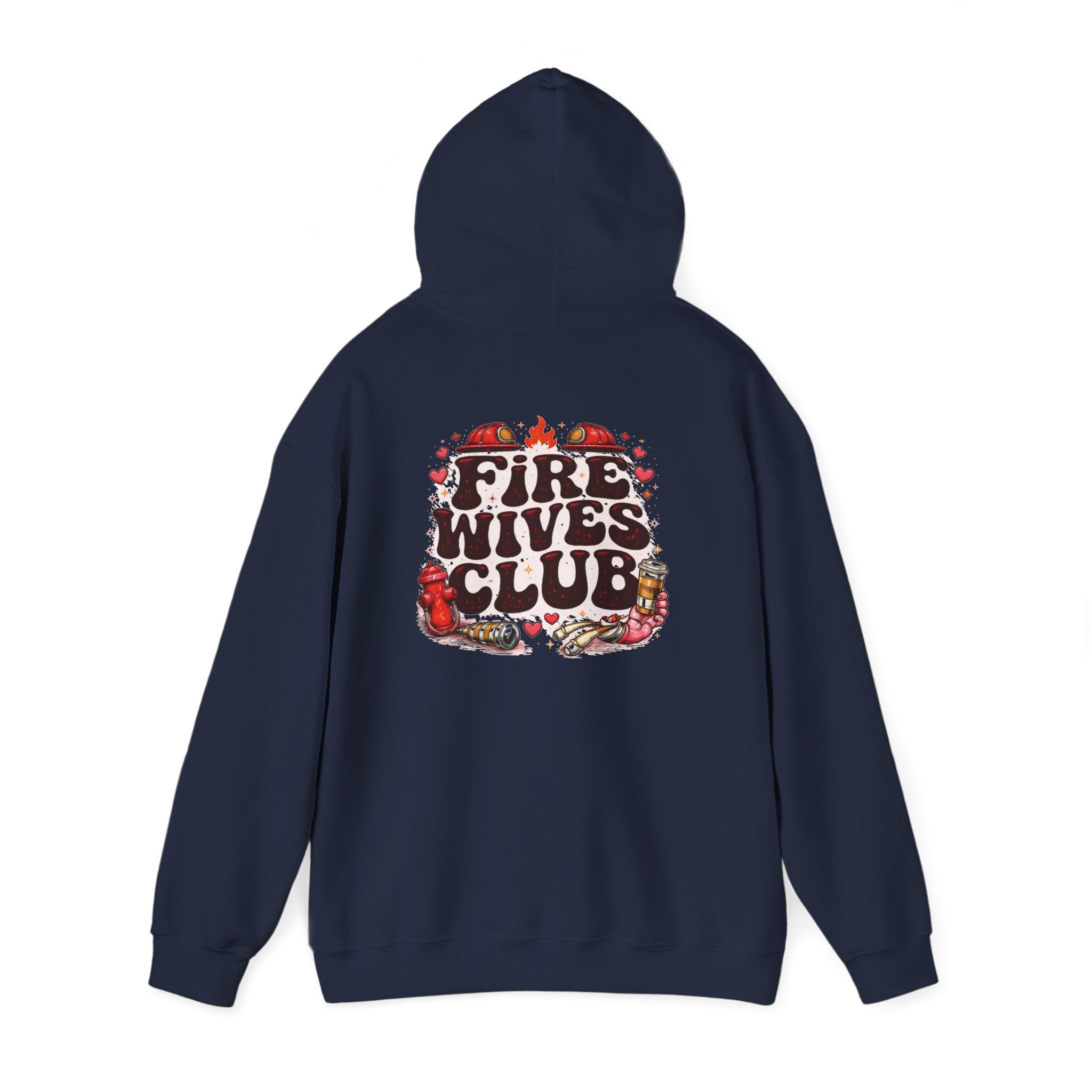 Hoodie — "Fire Wives Club" Graphic Pullover