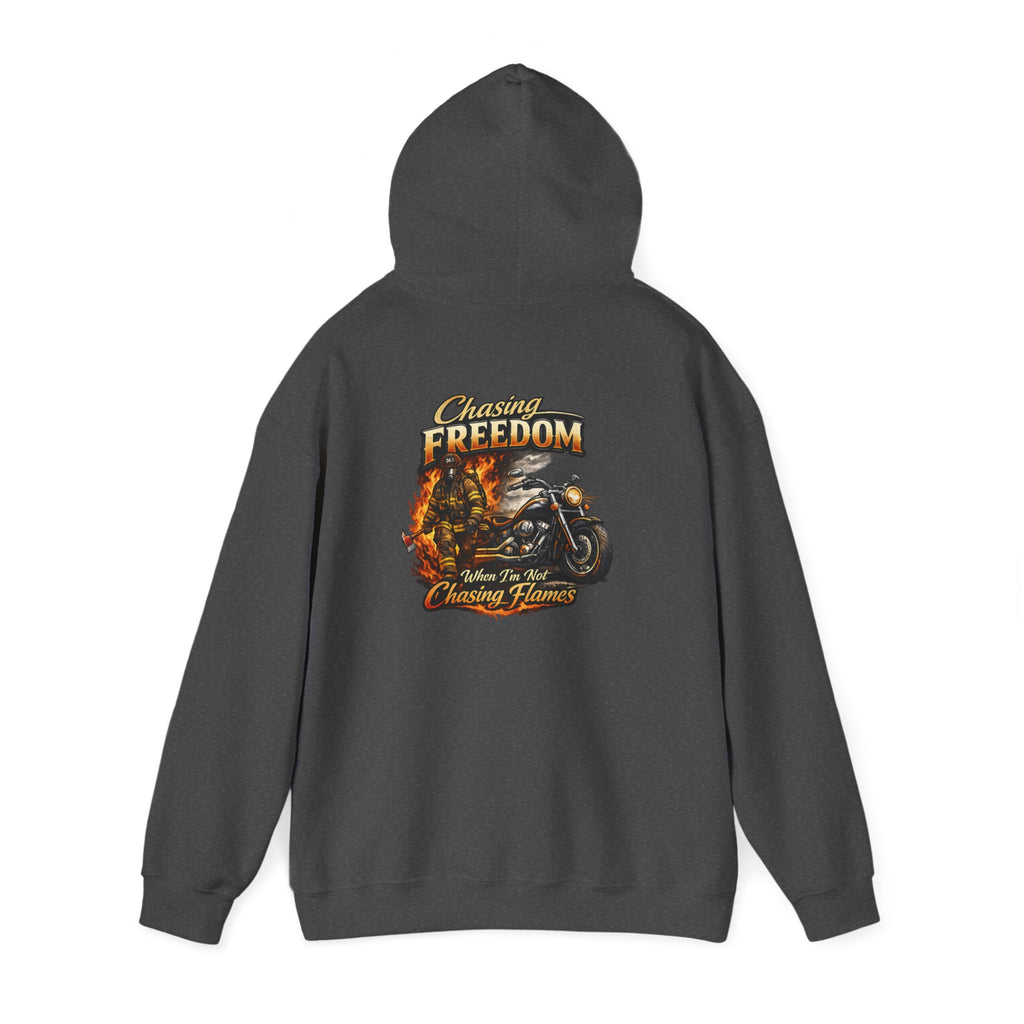 Freedom Motorcycle Hoodie — Chasing Flame Biker Hooded Sweatshirt
