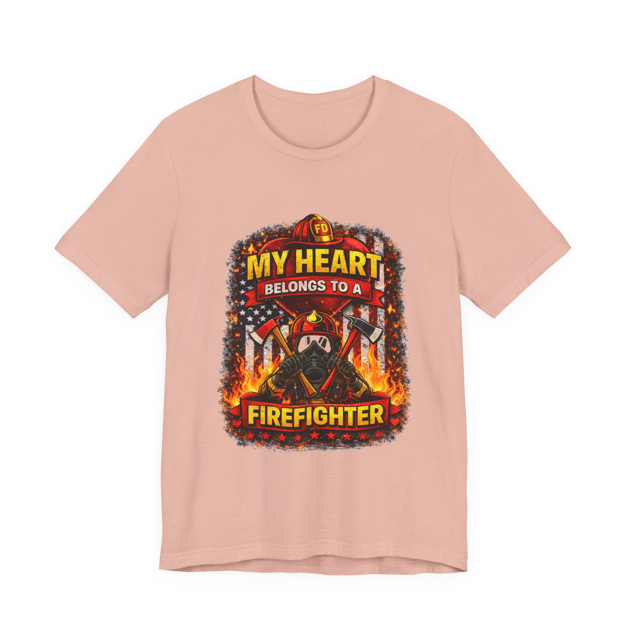 My Heart Belongs to a Firefighter T-Shirt