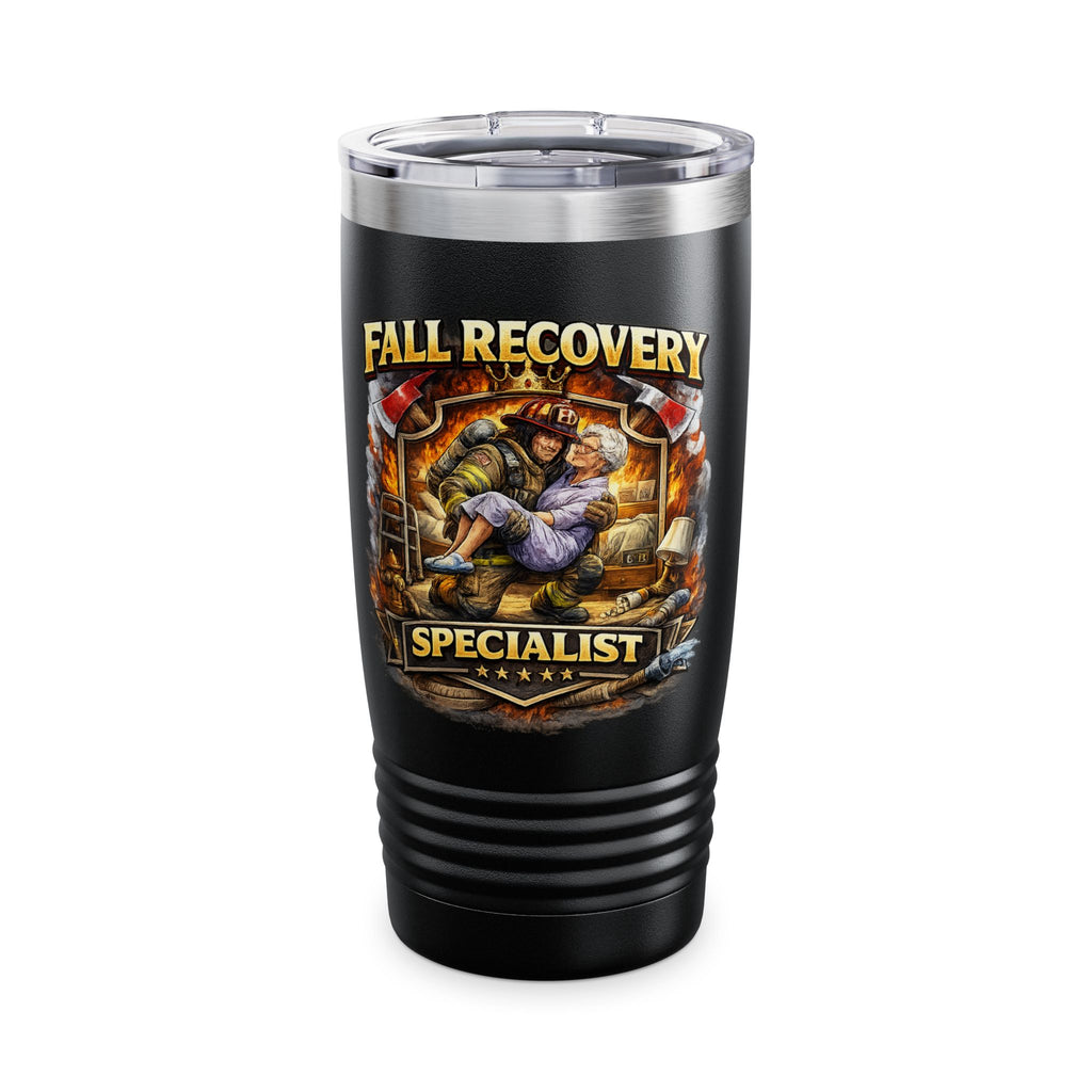 Firefighter 20oz Tumbler — 'I Pick People Up Off The Floor' Design