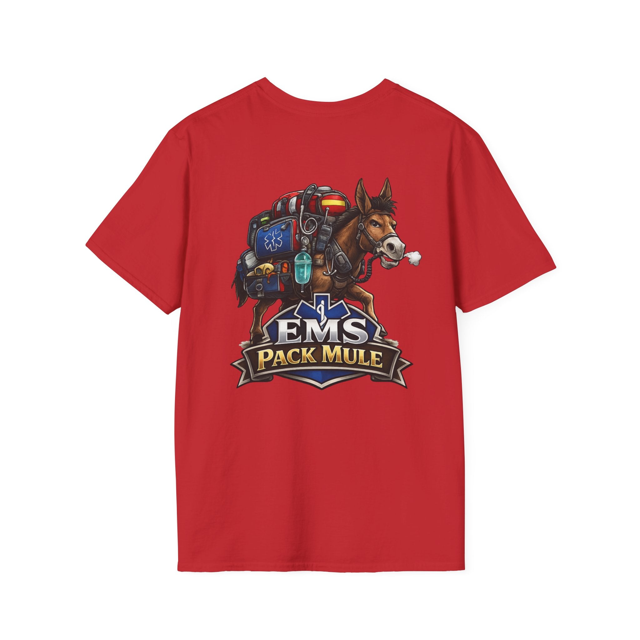 EMS Pack Mule EMS & Firefighter Humor T-Shirt