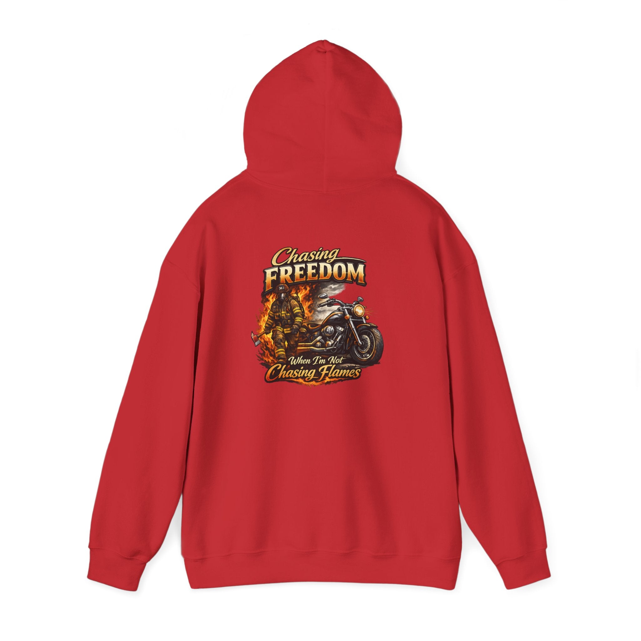 Freedom Motorcycle Hoodie — Chasing Flame Biker Hooded Sweatshirt