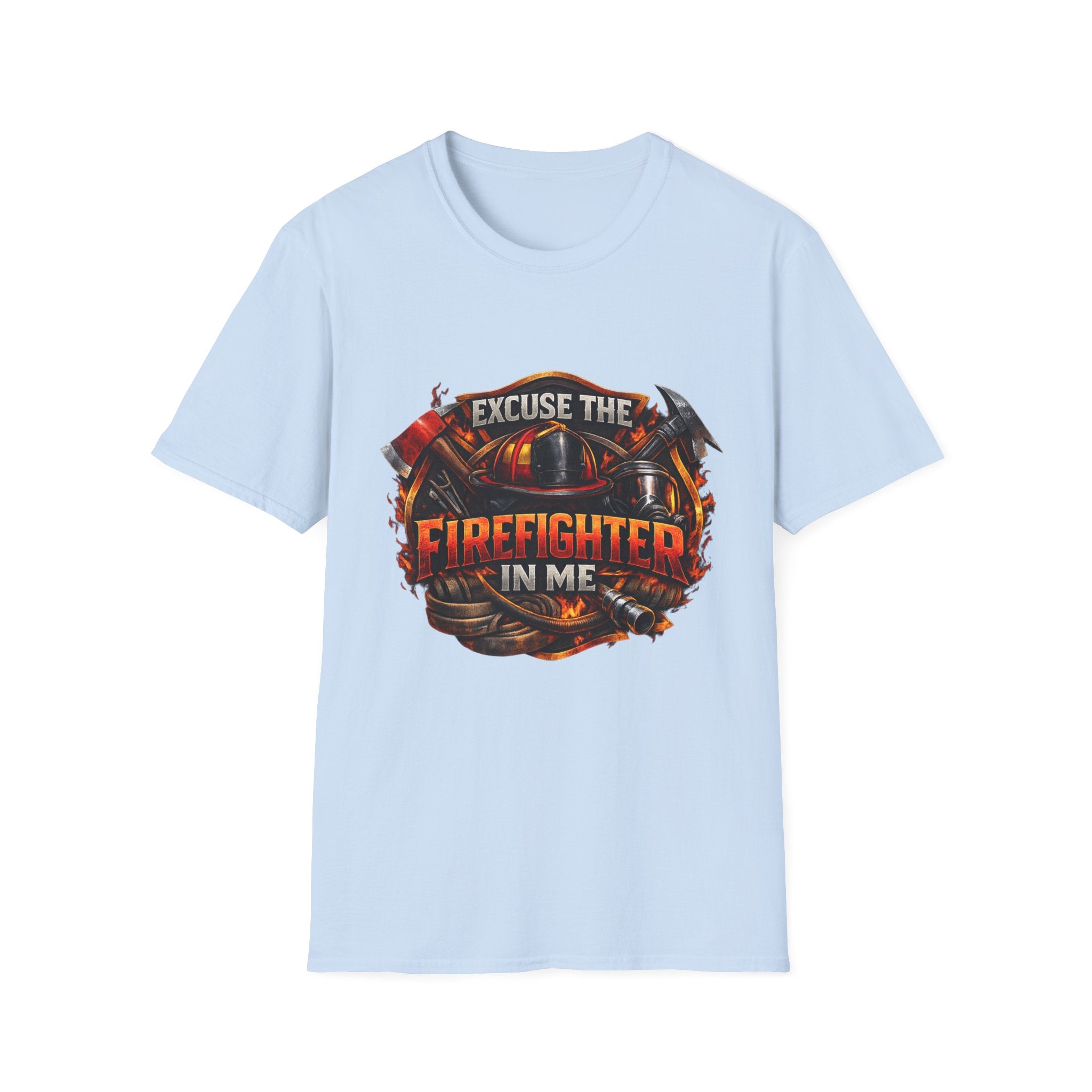 Excuse the Firefighter In Me T-Shirt — Firefighter Pride Graphic Tee