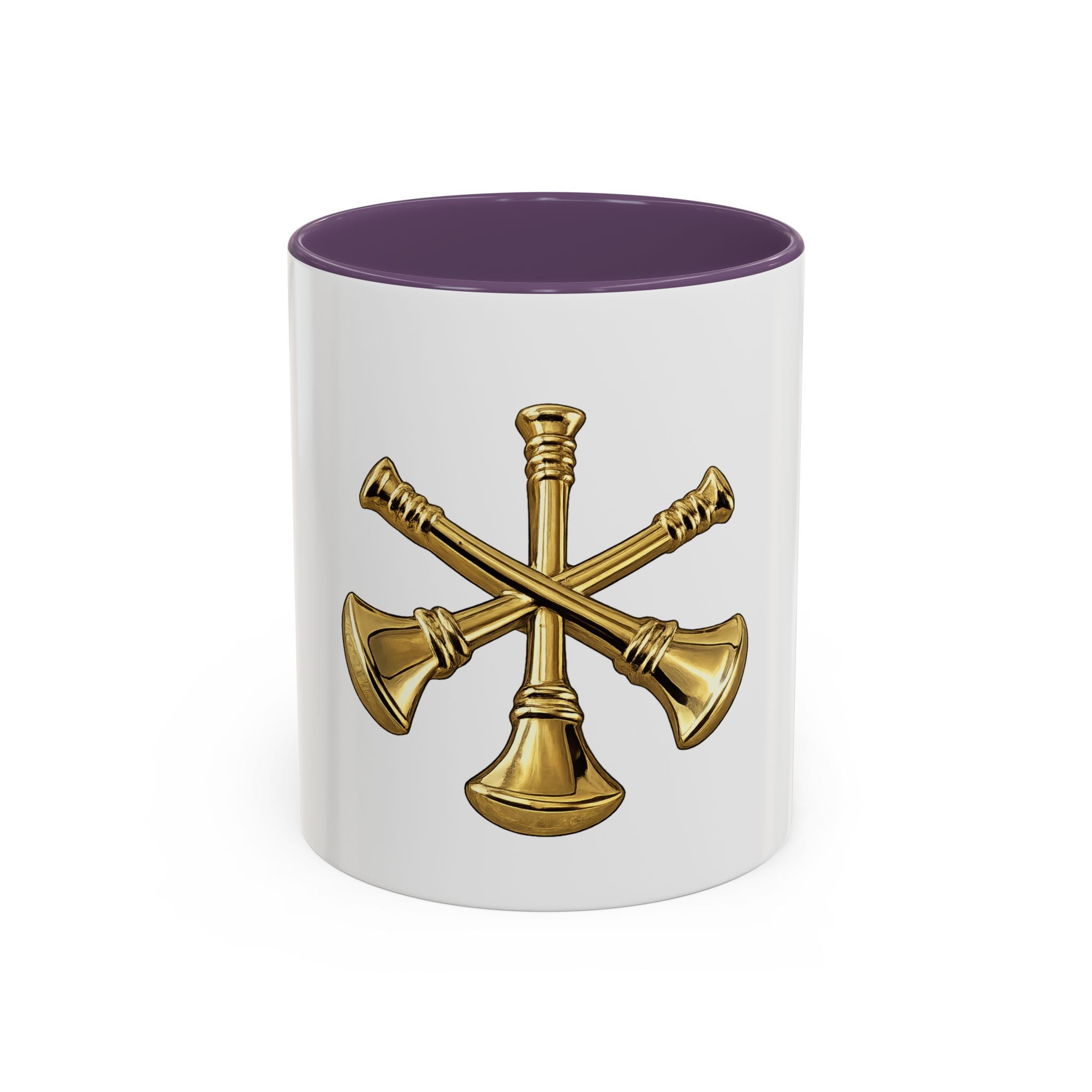 Fire Deputy Chief Accent Coffee Mug — Fire Division Chief Rank Graphic (11/15oz)