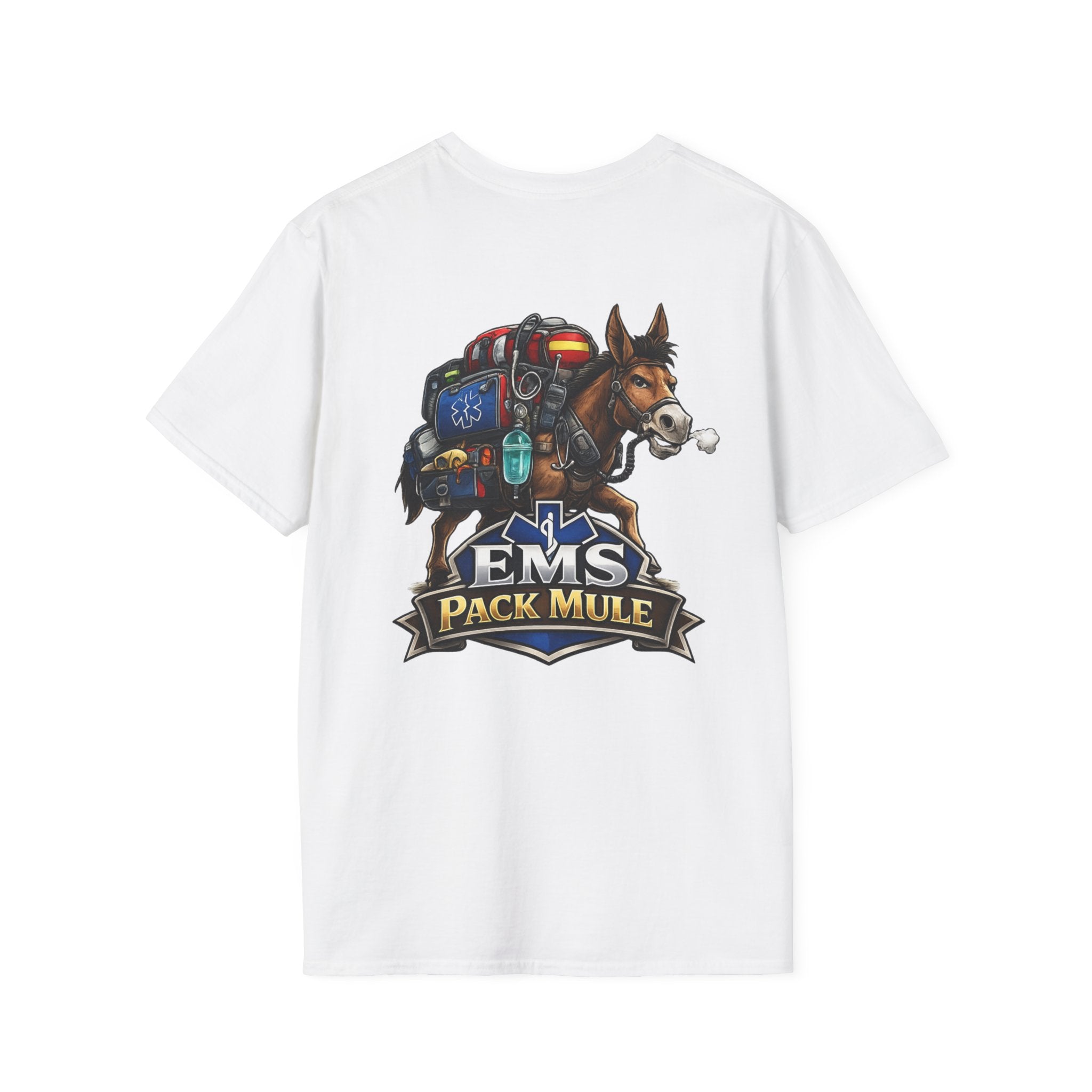 EMS Pack Mule EMS & Firefighter Humor T-Shirt