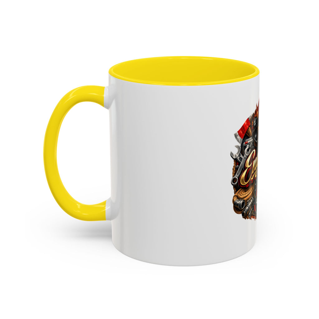 Engineer Coffee Mug — Vintage Mechanic Tools Design (11oz & 15oz Accent)