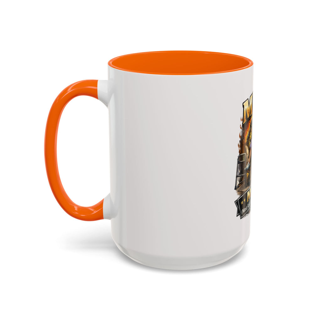 Firefighter Coffee Cup "MVP Most Valuable Picker-upper" Accent Coffee Mug (11, 15oz)