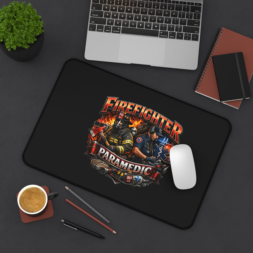 Firefighter Paramedic Desk Mat