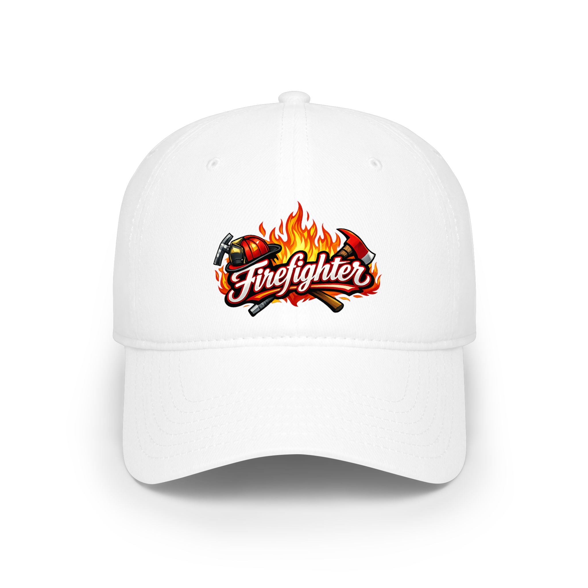 Firefighter Flames Baseball Cap