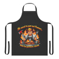 Firefighter Dad BBQ Apron — "He used to put out flames, now he perfects them" Grilling Apron