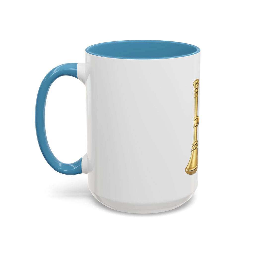 Fire Captain Accent Coffee Mug — Fire Captain Rank Emblem (11/15 oz)