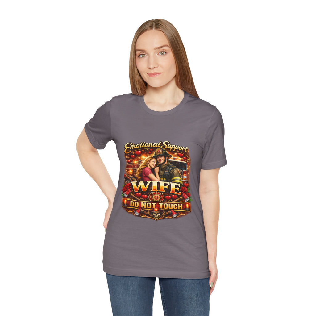 Emotional Support Wife T-Shirt – "Do Not Touch" Graphic Tee