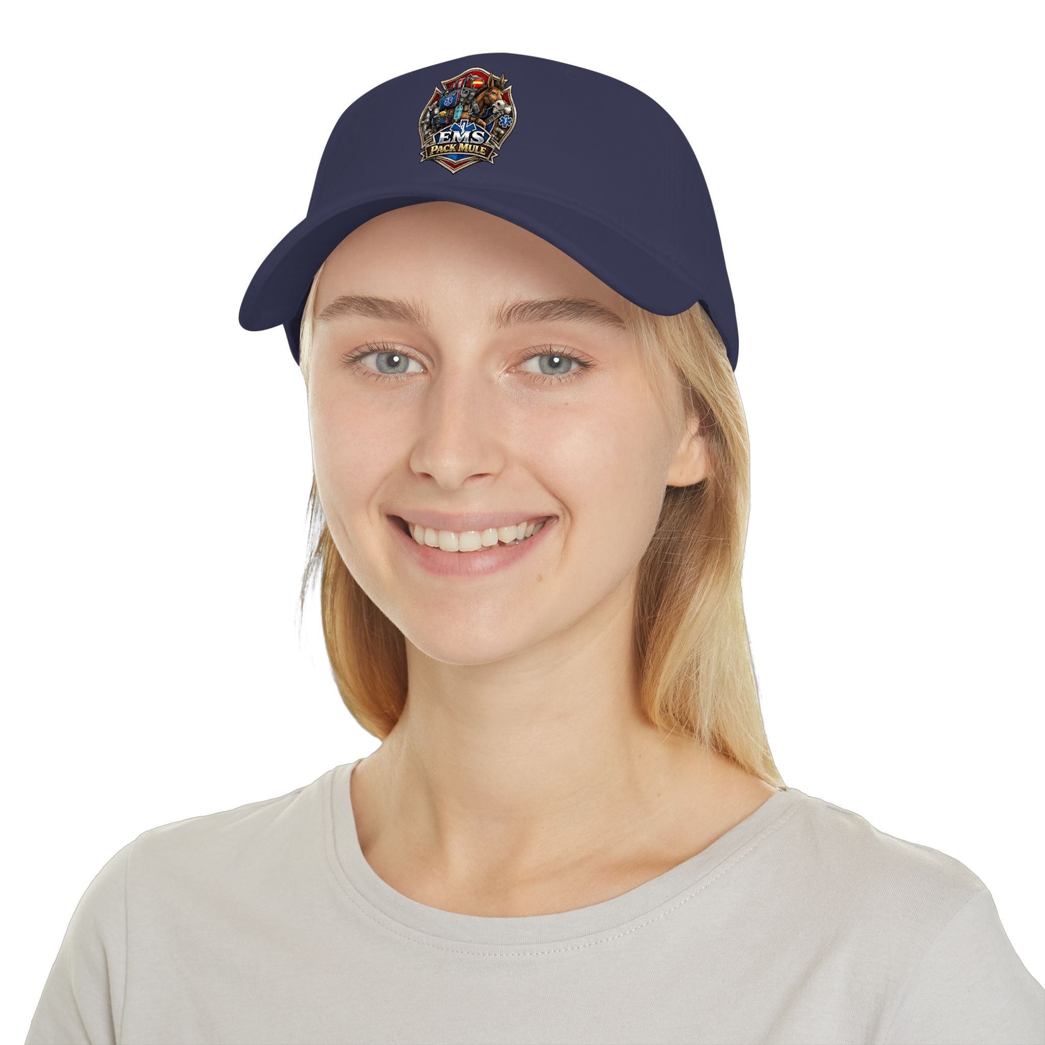 EMS Patch Low Profile Baseball Cap — First Responder Medic Tribute