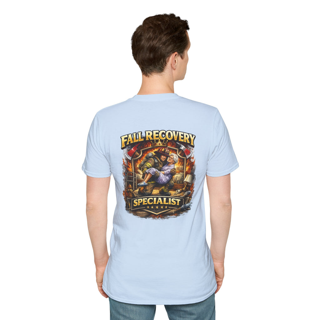 Fall Recovery Specialist T‑Shirt — Rescue & Recovery Worker Tee