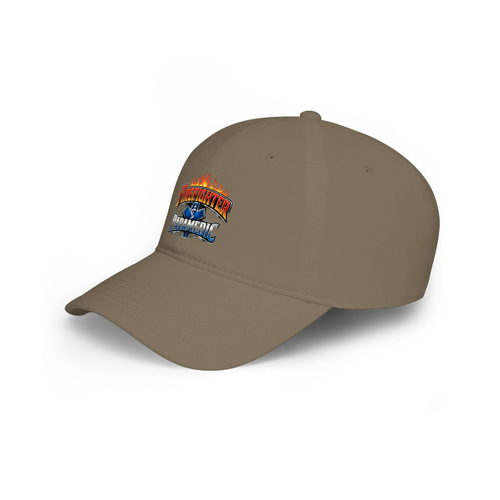 Firefighter Paramedic Cap — Flame Logo Hat for First Responders